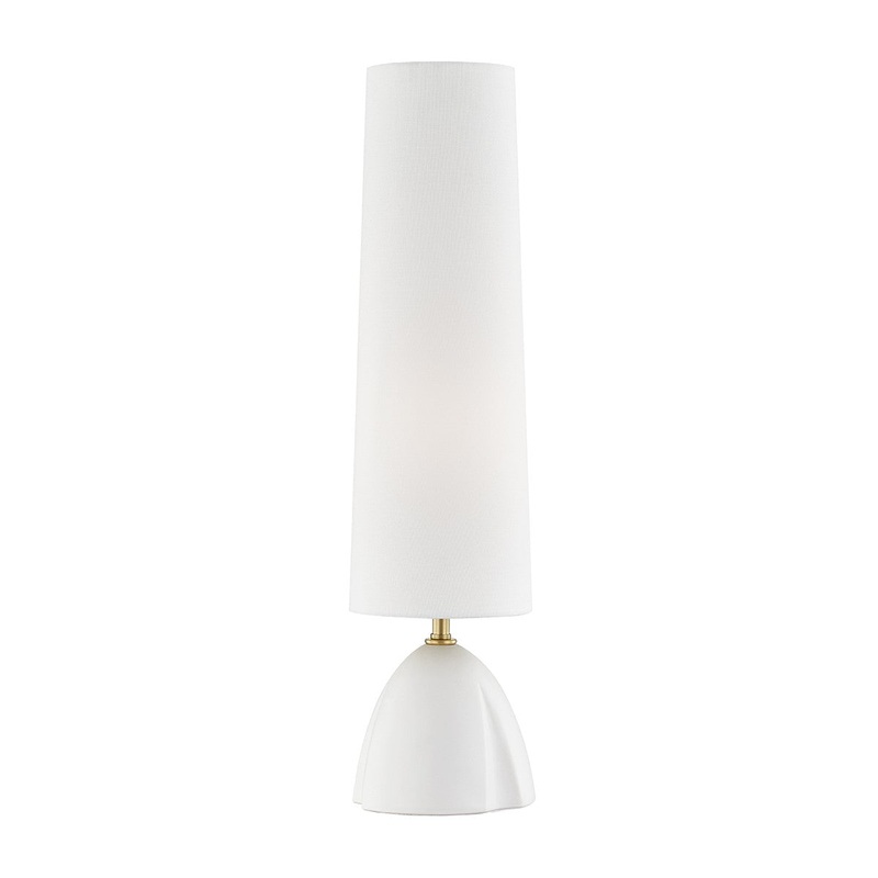 Hudson Valley L1466-WH Inwood One Light Table Lamp, White (Discontinued)