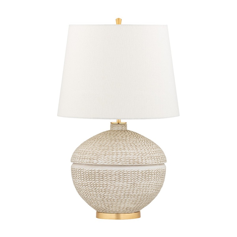 Hudson Valley L1516-GL Katonah One Light Table Lamp, Gold Leaf