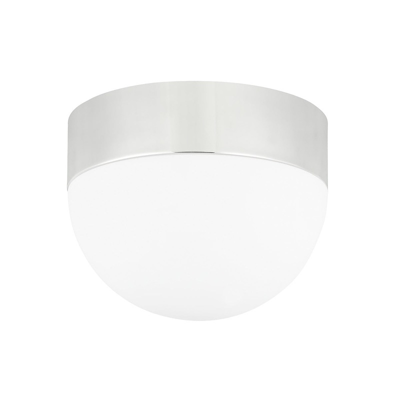 Hudson Valley 2114-PN Adams Three Light Flush Mount, Polished Nickel (Discontinued)