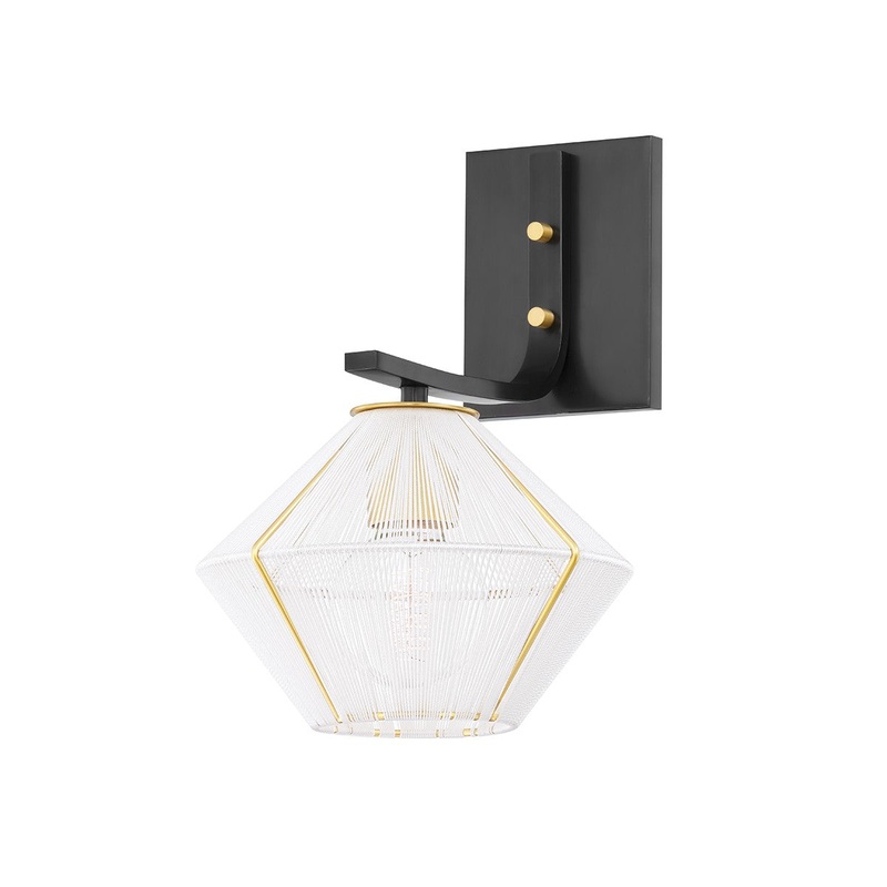 Hudson Valley 3330-AOB Saranac One Light Wall Sconce, Aged Old Bronze (Discontinued)