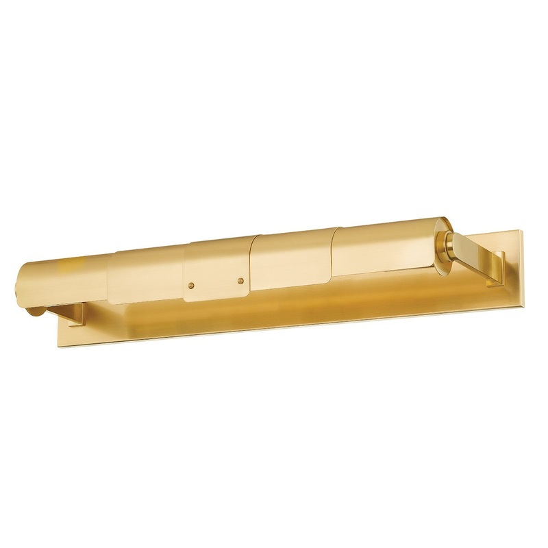 Hudson Valley 4224-AGB Oneonta Two Light Picture Light, Aged Brass