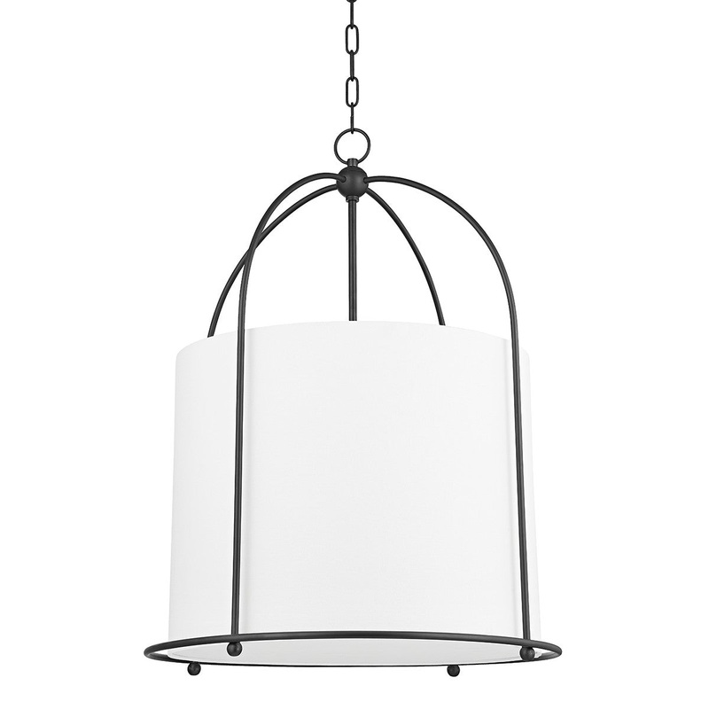 Hudson Valley 4822-BBR Orlando One Light Lantern, Black Brass