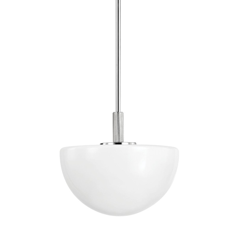 Hudson Valley 5915-PN Lethbridge One Light Pendant, Polished Nickel