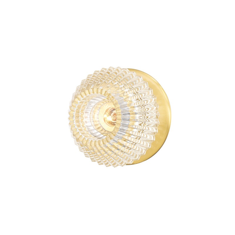 Hudson Valley 6141-AGB Barclay One Light Wall Sconce, Aged Brass