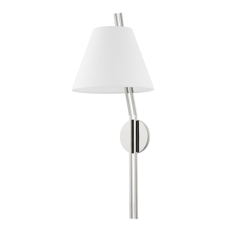 Hudson Valley 6511-PN Shokan One Light Wall Sconce, Polished Nickel
