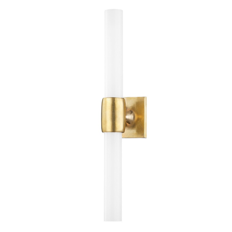 Hudson Valley 7332-AGB Hogan Two Light Wall Sconce, Aged Brass