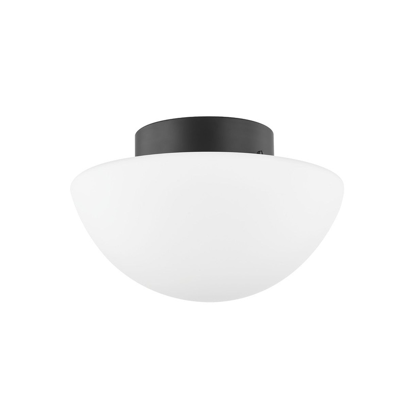 Mitzi H611501-SBK Andrea One Light Flush Mount, Soft Black