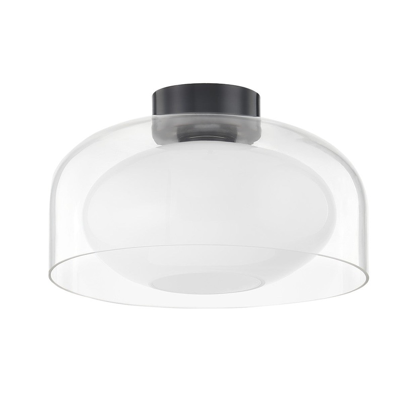 Mitzi H746501-OB Giovanna One Light Flush Mount, Old Bronze