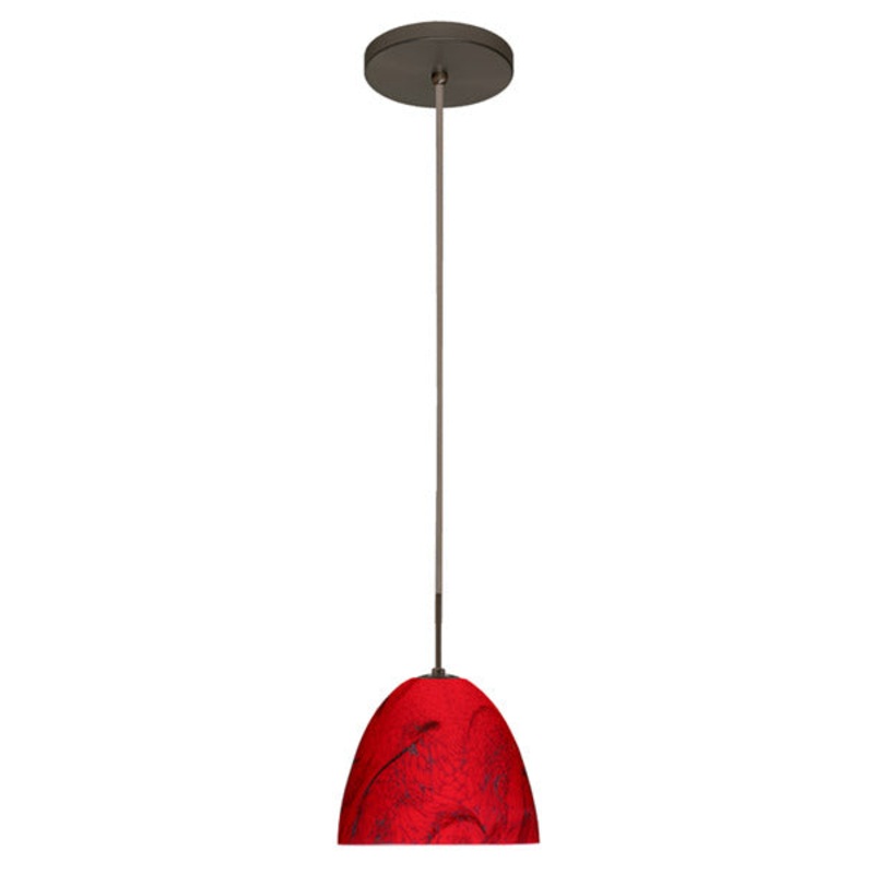 Besa 1JT-4470MA-BR Vila One Light Pendant Bronze
