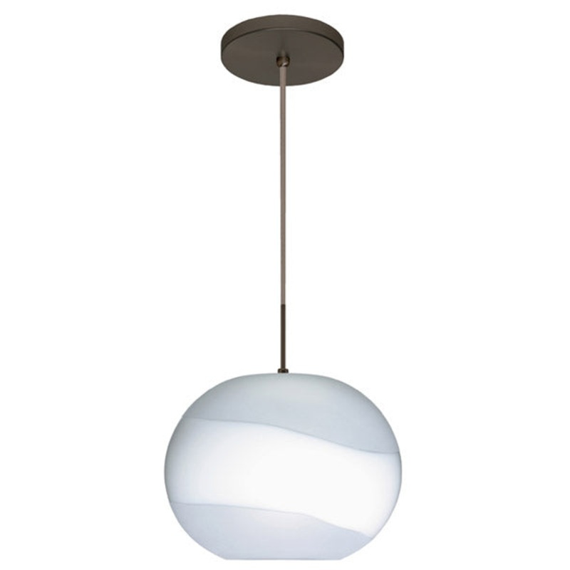 Besa 1JT-477699-BR Luna One Light Pendant Bronze