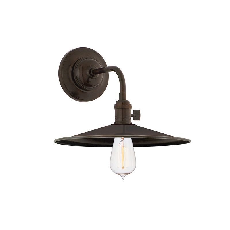Hudson Valley 8000-OB-MS1 Heirloom One Light Wall Sconce, Old Bronze (Discontinued)