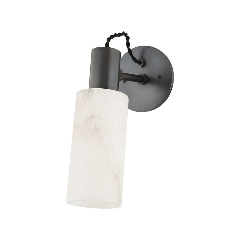 Hudson Valley 9005-DB Malba One Light Wall Sconce, Distressed Bronze