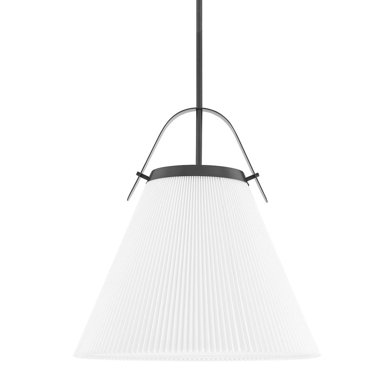 Hudson Valley 9624-OB Aldridge One Light Pendant, Old Bronze (Discontinued)