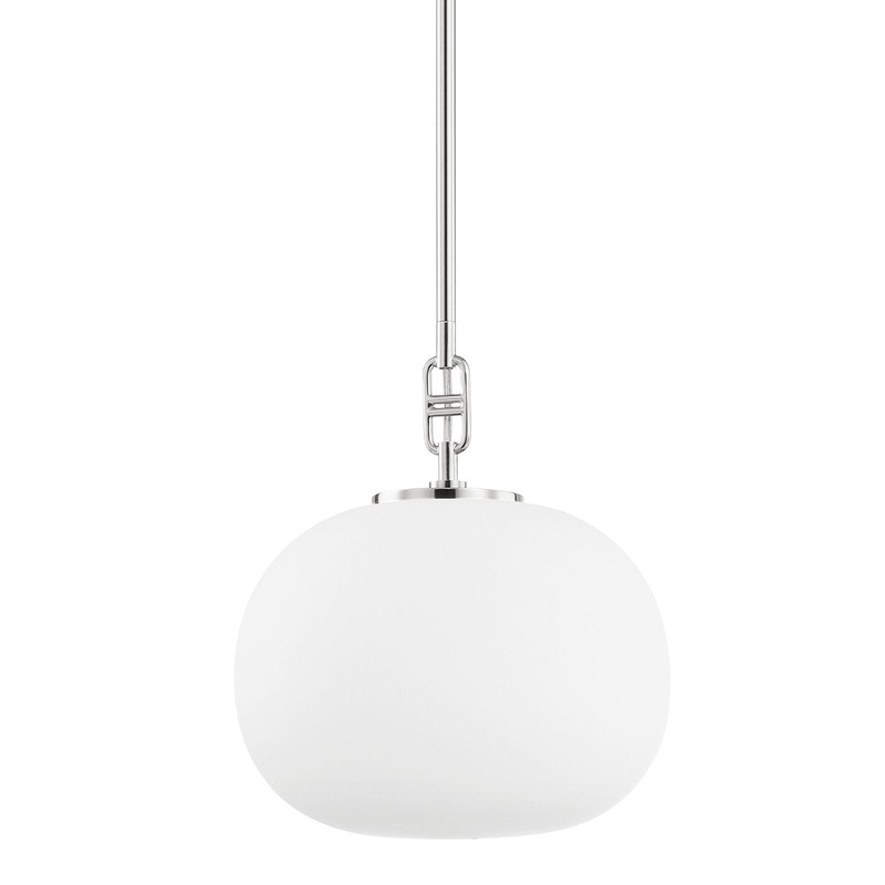 Hudson Valley 9717-PN Ingels One Light Pendant, Polished Nickel