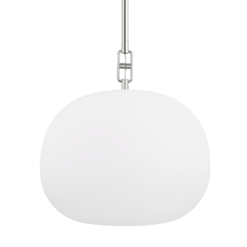 Hudson Valley 9726-PN Ingels One Light Pendant, Polished Nickel