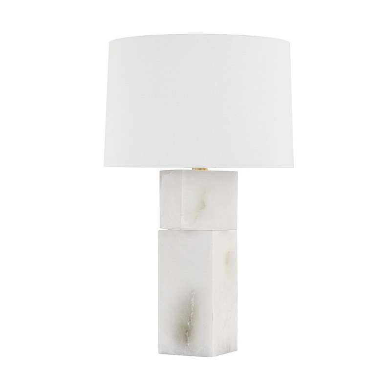 Hudson Valley L6627-AGB Brockton One Light Table Lamp, Aged Brass