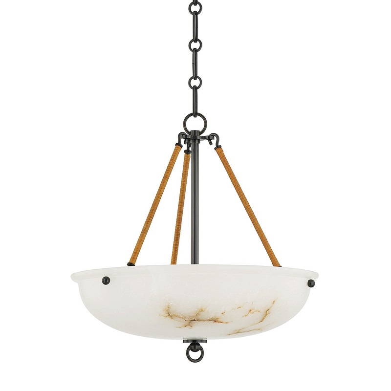 Hudson Valley MDS811-DB Somerset Three Light Pendant, Distressed Bronze