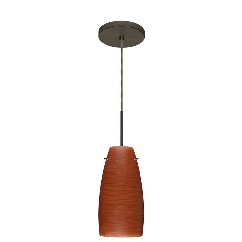 Besa 1JT-1512CH-LED-BR Tao One Light Pendant Bronze