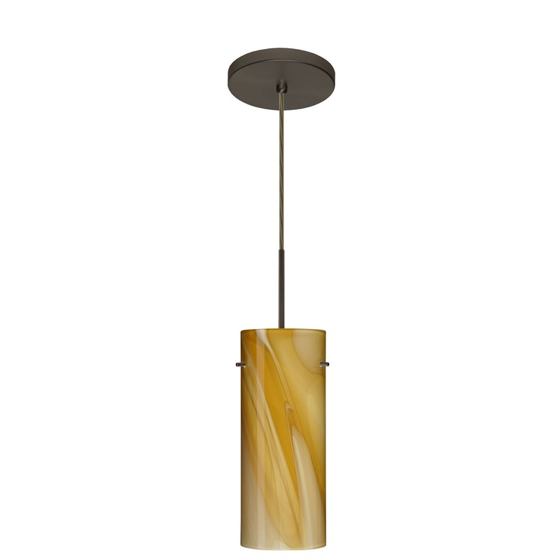Besa 1JT-4123HN-BR Stilo One Light Pendant Bronze (Discontinued)