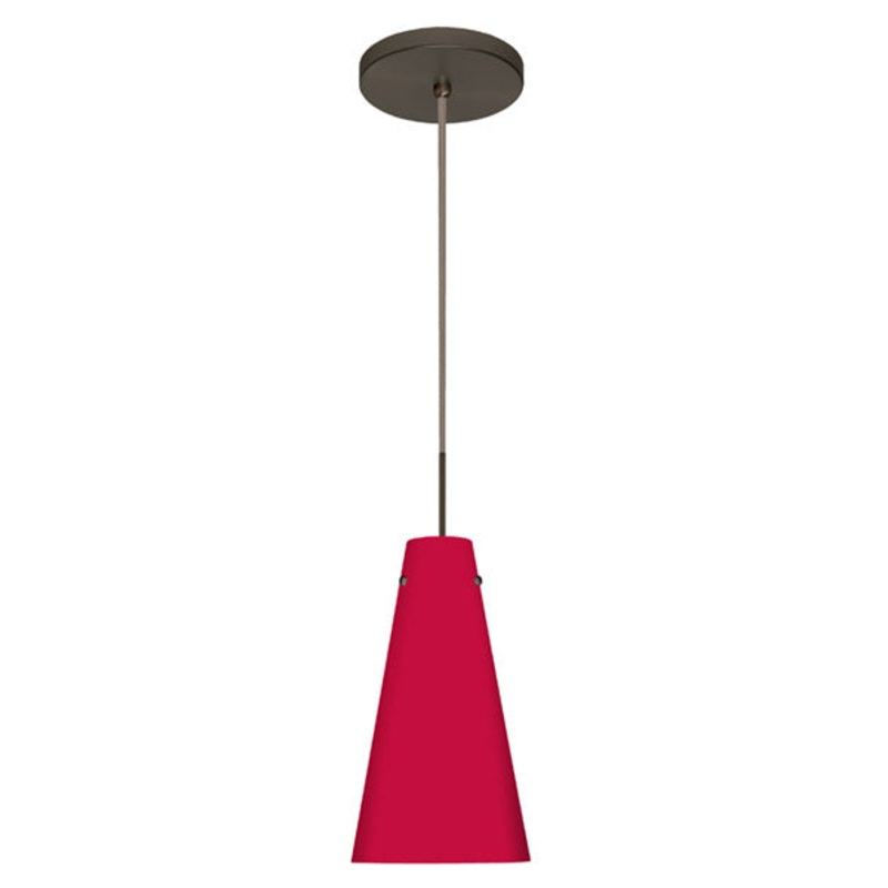 Besa 1JT-4124RM-BR Cierro One Light Pendant Bronze