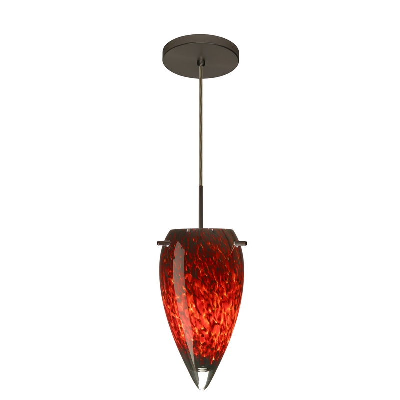 Besa 1JT-412541-LED-BR Juli One Light Pendant Bronze (Discontinued)