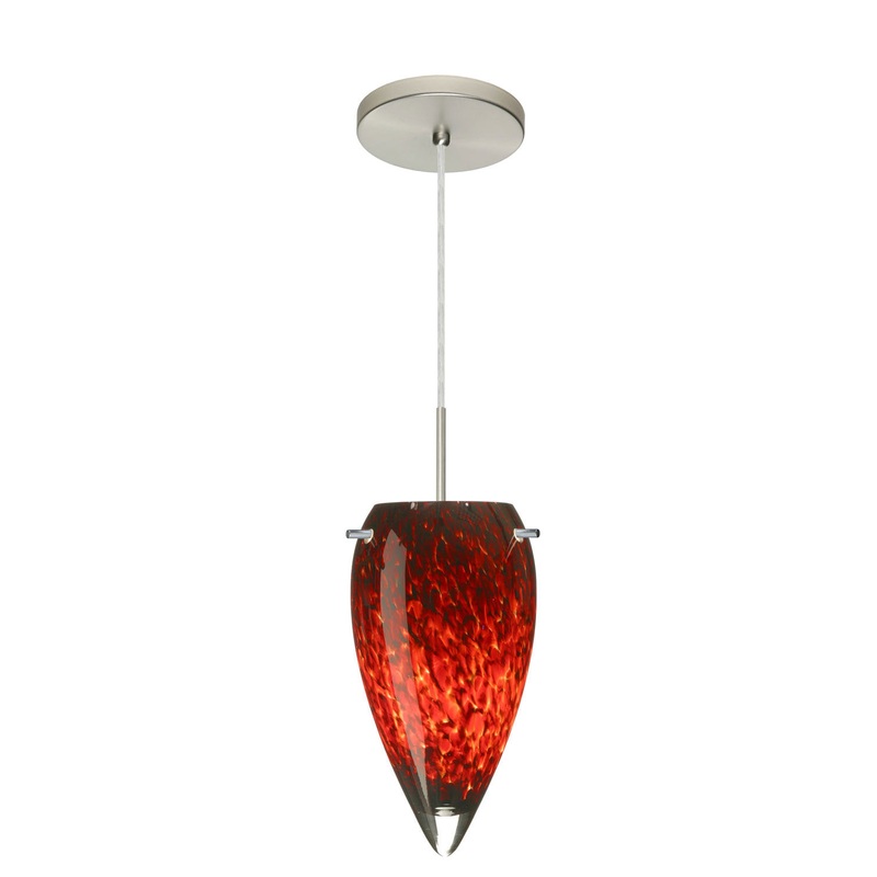 Besa 1JT-412541-SN Juli One Light Pendant Satin Nickel (Discontinued)