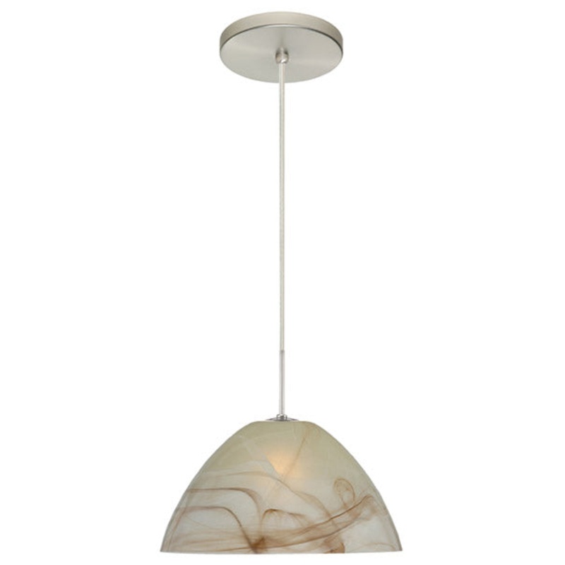 Besa 1JT-420183-SN Tessa One Light Pendant Satin Nickel