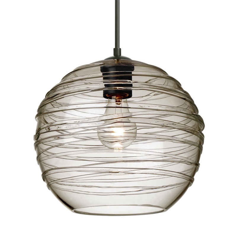Besa 1JT-462702-EDIL-BK Besa Wave 10 Pendant LED Pendant Black
