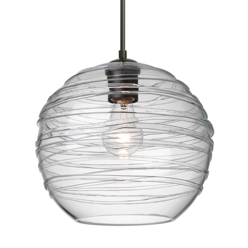 Besa 1JT-462761-EDIL-BK Besa Wave 10 Pendant LED Pendant Black