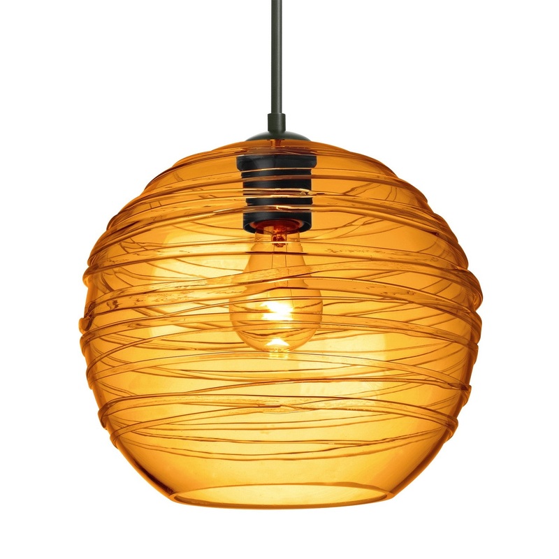 Besa 1JT-462782-EDIL-BK Besa Wave 10 Pendant LED Pendant Black