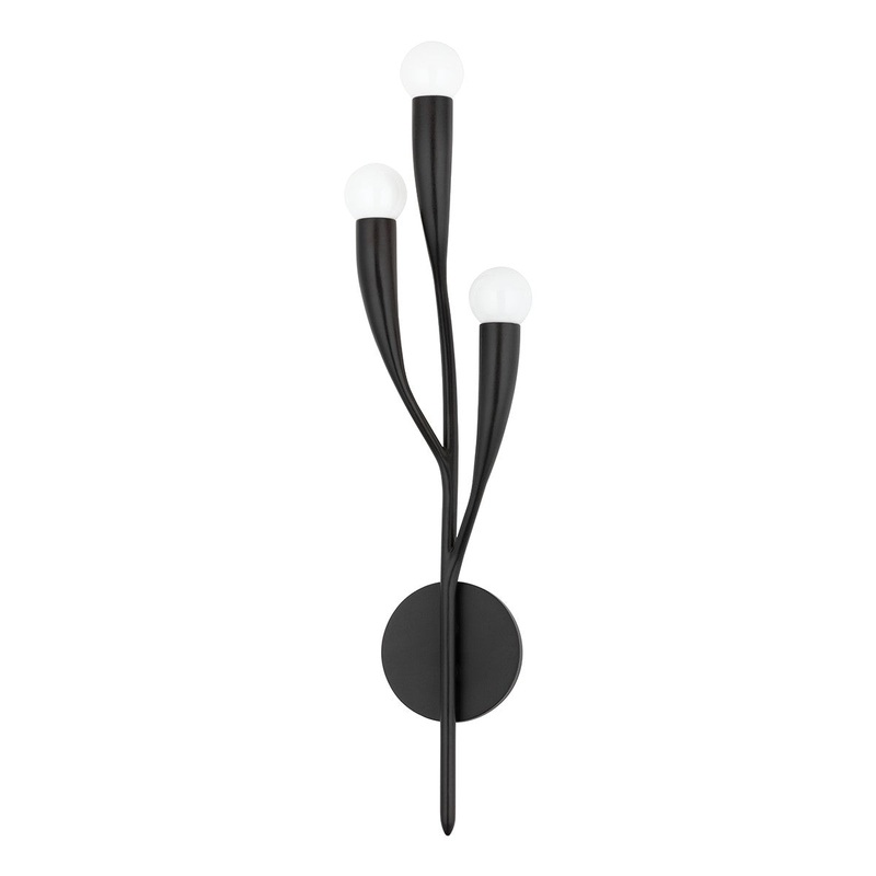 Hudson Valley 9603-AI Labra Three Light Wall Sconce, Aged Iron