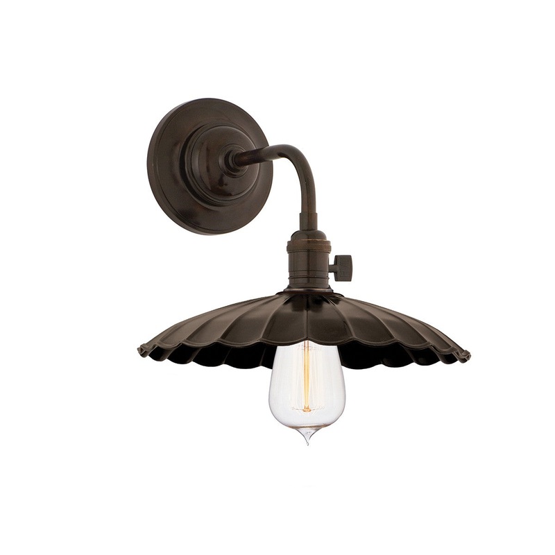 Hudson Valley 8000-OB-MS3 Heirloom One Light Wall Sconce, Old Bronze