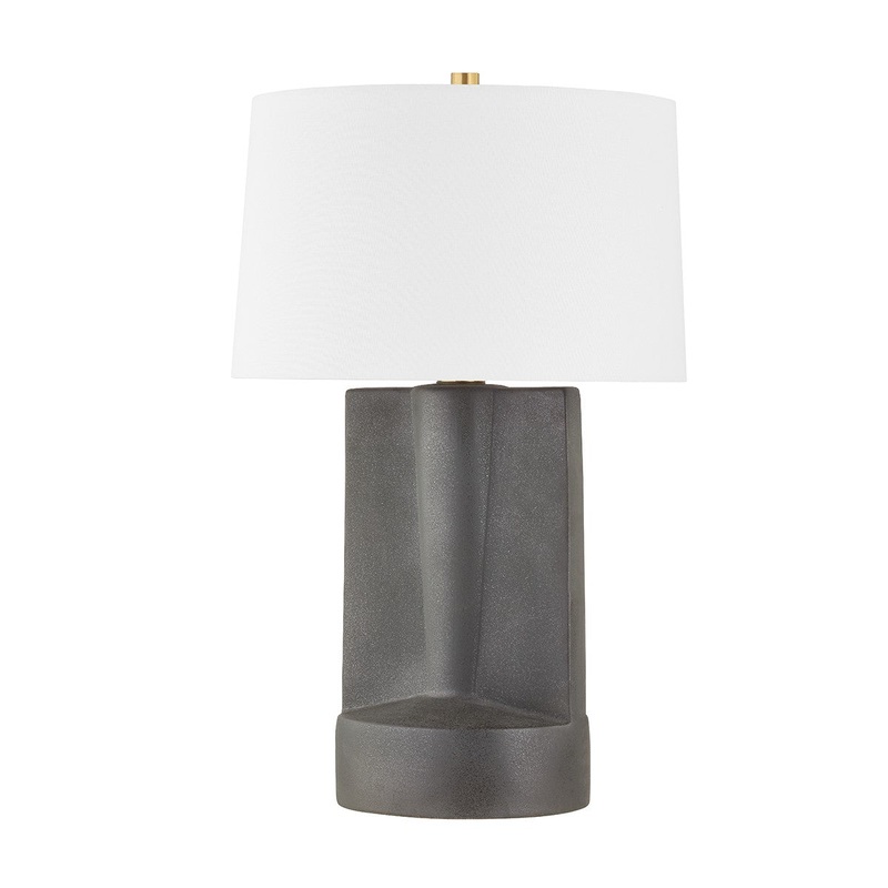 Hudson Valley L1688-AGB/CTG Wilson One Light Table Lamp, Aged Brass