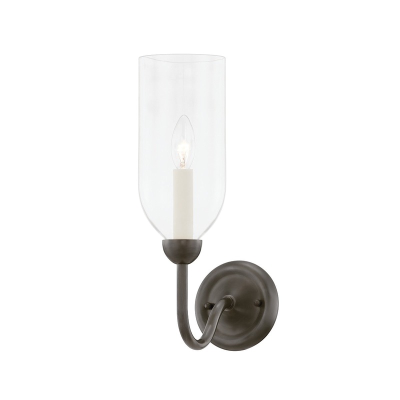 Hudson Valley MDS111-DB Classic No.1 One Light Wall Sconce, Distressed Bronze