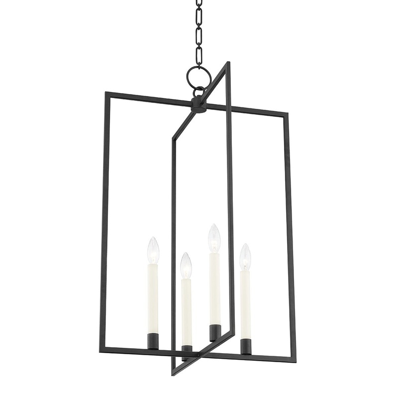 Hudson Valley MDS422-AI Middleborough Four Light Pendant, Aged Iron