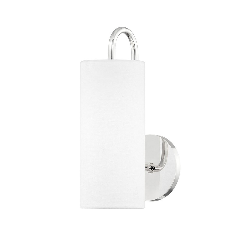 Mitzi H517101-PN Freda One Light Wall Sconce, Polished Nickel