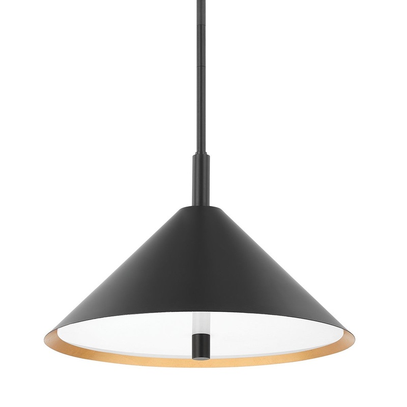 Mitzi H629703-GL/SBK Brianna Three Light Pendant, Gold Leaf