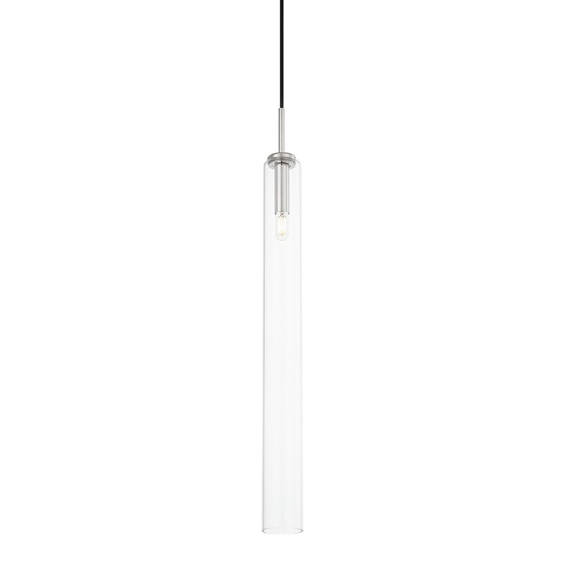 Mitzi H701701L-PN Nyah One Light Pendant, Polished Nickel