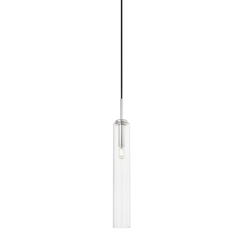 Mitzi H701701S-PN Nyah One Light Pendant, Polished Nickel