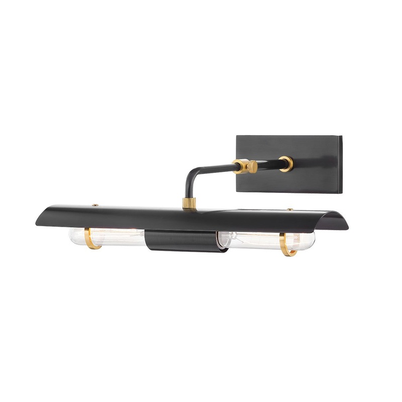 Mitzi H741102A-AOB Raelynn Two Light Picture Light, Aged Old Bronze