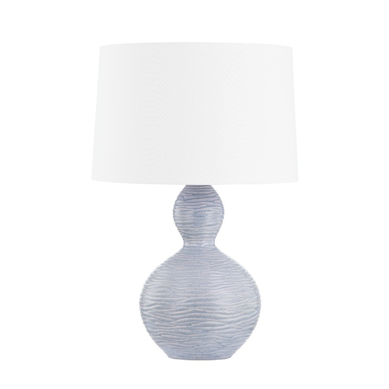 Hudson Valley L2117-AGB/CCB Cairns One Light Table Lamp, Aged Brass