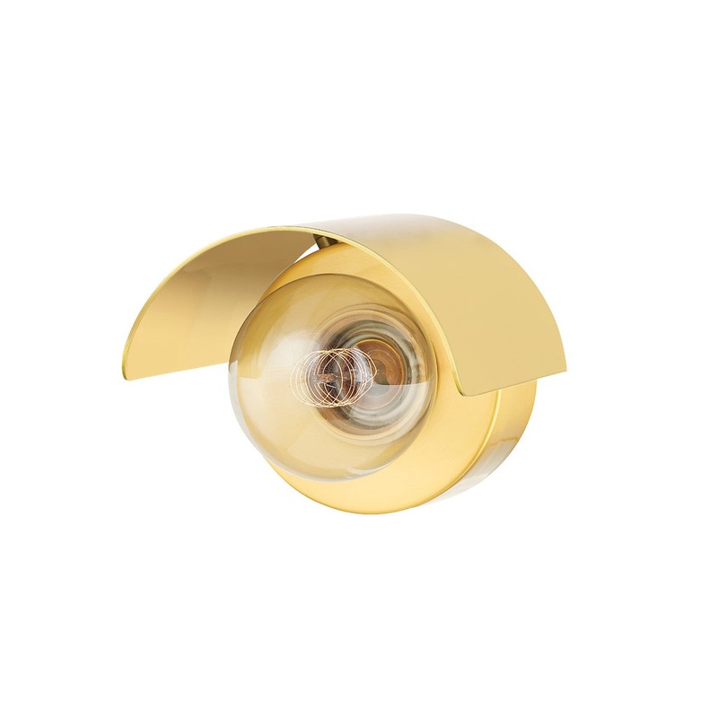 Mitzi H571101-AGB Malia One Light Wall Sconce, Aged Brass