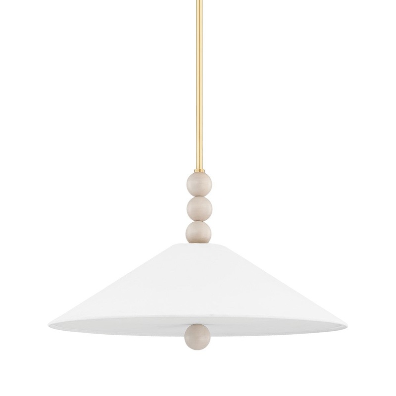 Mitzi H615702-AGB Alexis Two Light Pendant, Aged Brass