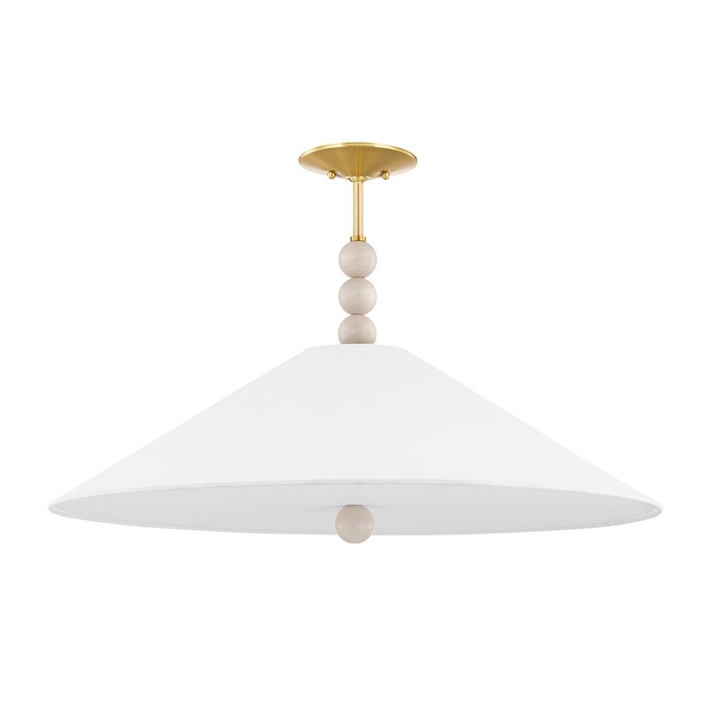 Mitzi H615703-AGB Alexis Three Light Pendant, Aged Brass