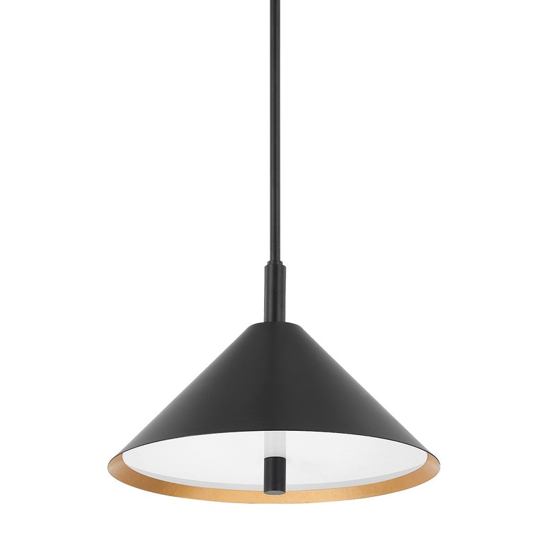Mitzi H629702-GL/SBK Brianna Two Light Pendant, Gold Leaf