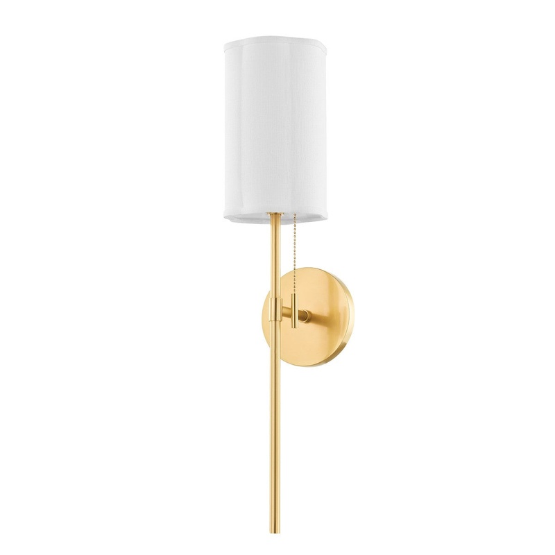 Mitzi H673101-AGB Fawn One Light Wall Sconce, Aged Brass