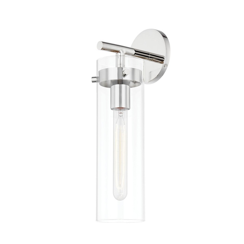 Mitzi H756101-PN Haisley One Light Wall Sconce, Polished Nickel