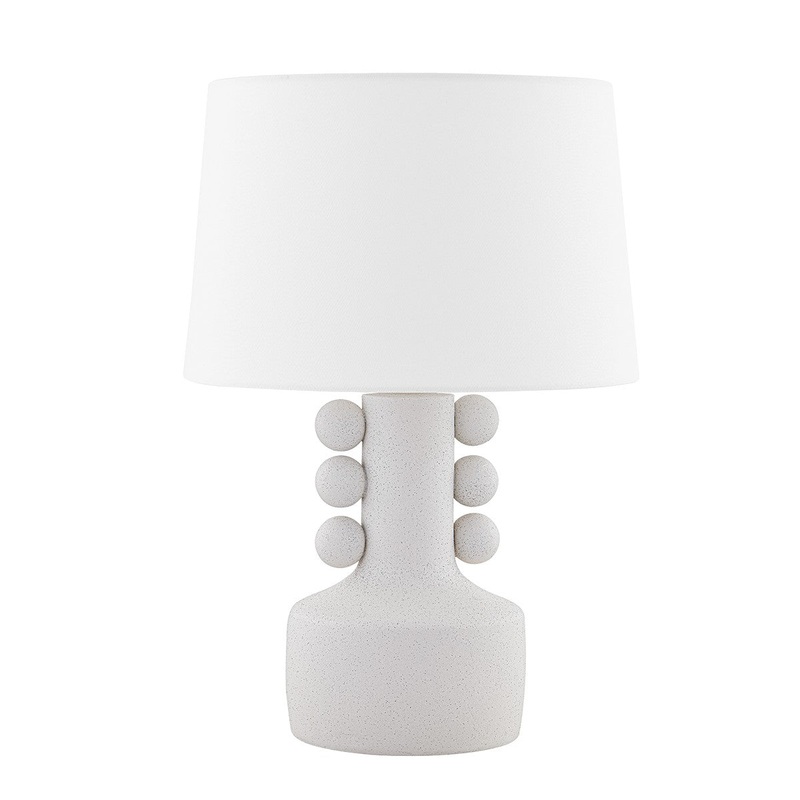 Mitzi HL754201-AGB/CWK Amalia One Light Table Lamp, Aged Brass