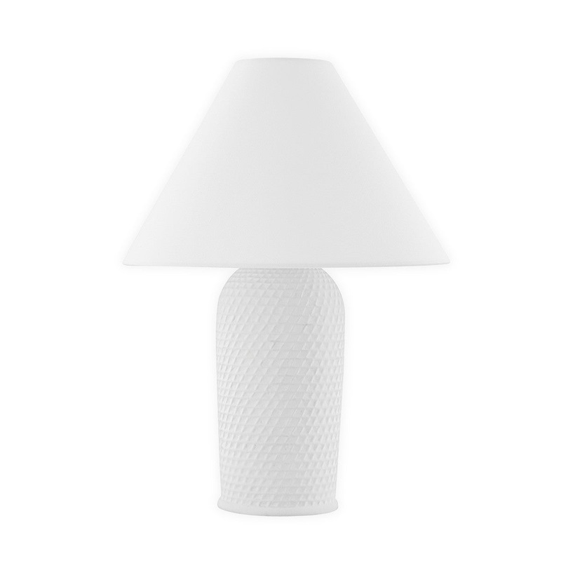 Mitzi HL767201-AGB/CTW Susie One Light Table Lamp, Aged Brass