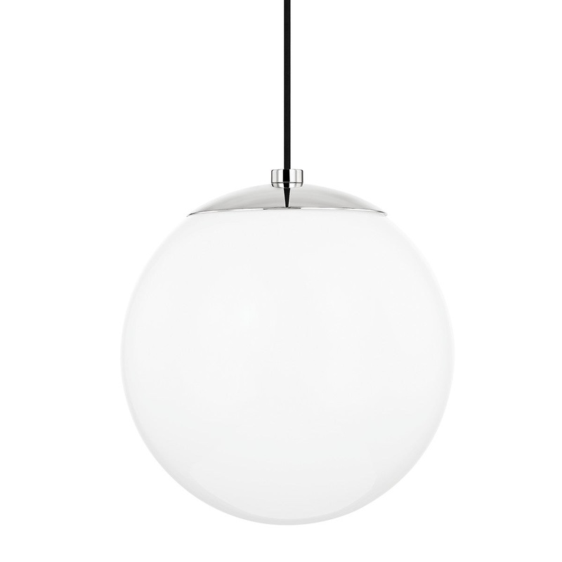 Mitzi H105701L-PN Stella One Light Pendant, Polished Nickel